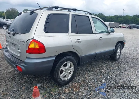 2004 Hyundai Santa Fe Gls z USA, uszkodzony, nr VIN KM8SC13D64U854666
